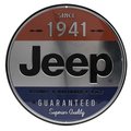 Jeep Jeep 90161002-S 1941 Round Embossed Tin Sign 90161002-S